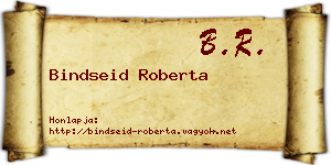 Bindseid Roberta névjegykártya
