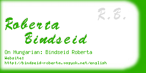 roberta bindseid business card